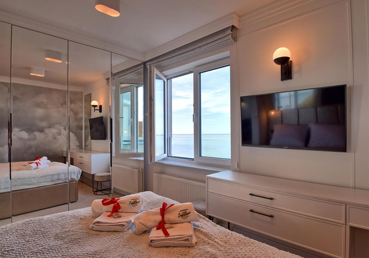 Apartament Perlowy Seaview By Rent Like Home เมียนซิดดรอแย ภายนอก รูปภาพ